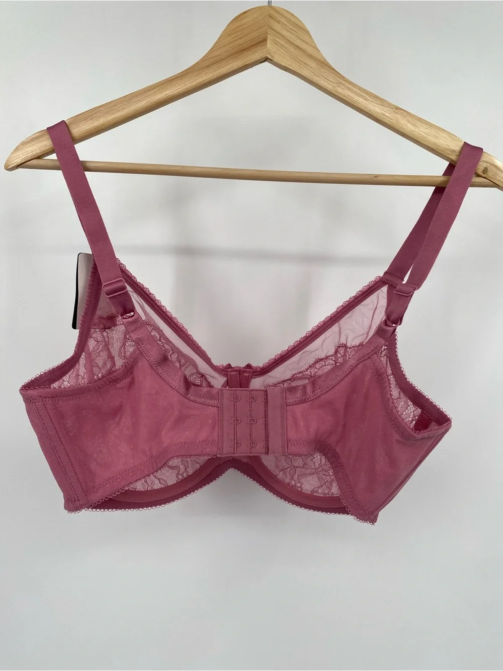 Wacoal Retro Chic Full Figure Underwire Bra Dusty Rose Pink 36DD NWT